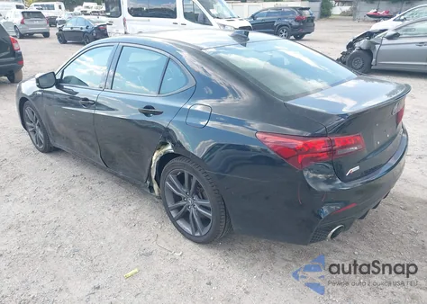 2018 Acura Tlx Tech A-Spec Pkgs из США, поврежденный, VIN 19UUB3F64JA004994